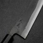 Hakata Blue Steel #2 Kurouchi Buffalo Ebony Handle 165mm (6.5”)-[Musashi]-[Japanese-Kitchen-Knives]