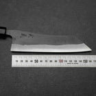 Hakata Blue Steel #2 Kurouchi Buffalo Ebony Handle 165mm (6.5”)-[Musashi]-[Japanese-Kitchen-Knives]