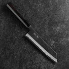 Hakata Blue Steel #2 Kurouchi Buffalo Ebony Handle 180mm-[Musashi]-[Japanese-Kitchen-Knives]