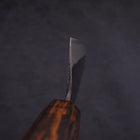 Hakata Blue Steel #2 Kurouchi Sumi Urushi Handle 165mm (6.5”)-[Musashi]-[Japanese-Kitchen-Knives]
