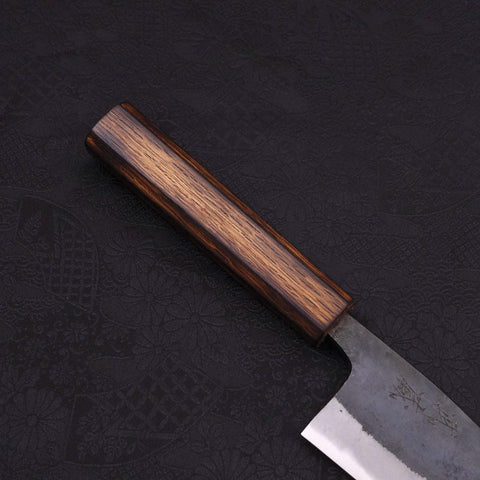 Hakata Blue Steel #2 Kurouchi Sumi Urushi Handle 165mm (6.5”)-[Musashi]-[Japanese-Kitchen-Knives]