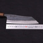 Hakata Blue Steel #2 Kurouchi Sumi Urushi Handle 165mm (6.5”)-[Musashi]-[Japanese-Kitchen-Knives]