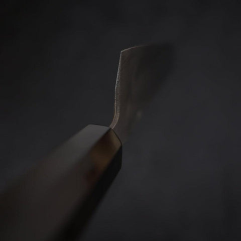 Hamokiri(Honekiri) Blue Steel #2 Kasumi Buffalo Ebony Handle 270mm (10.6”)-[Musashi]-[Japanese-Kitchen-Knives]