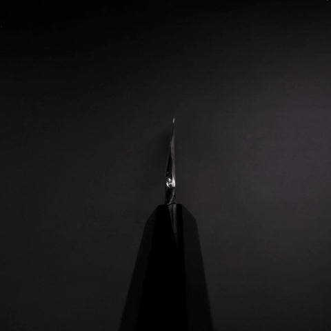 Hamokiri(Honekiri) White Steel #2 Kasumi Buffalo Ebony Handle 300mm-[Musashi]-[Japanese-Kitchen-Knives]