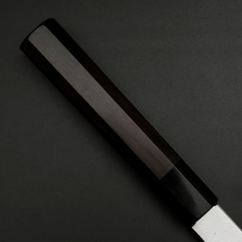 Hamokiri(Honekiri) White Steel #2 Kasumi Buffalo Ebony Handle 300mm-[Musashi]-[Japanese-Kitchen-Knives]