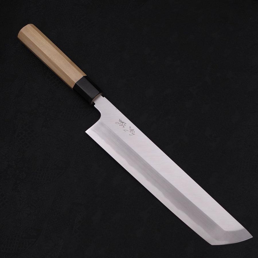 Hamokiri(Honekiri) White steel #2 Kasumi Buffalo Magnolia Handle 270mm-White steel #2-Kasumi-Japanese Handle-[Musashi]-[Japanese-Kitchen-Knives]