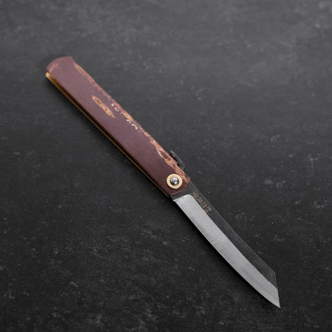 Higonokami Aogami 120mm Birch (4.7”)-[Musashi]-[Japanese-Kitchen-Knives]