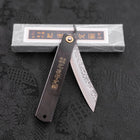 Higonokami Aogami 120mm Black Tsuchime (4.7”)-[Musashi]-[Japanese-Kitchen-Knives]