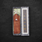 Higonokami Aogami 55mm With Brown Leather Pouch (2.2”)-[Musashi]-[Japanese-Kitchen-Knives]