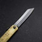 Higonokami Aogami 90mm Brass (3.5”)-[Musashi]-[Japanese-Kitchen-Knives]