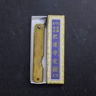 Higonokami Aogami 90mm Brass (3.5”)-[Musashi]-[Japanese-Kitchen-Knives]