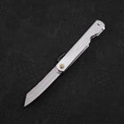 Higonokami Aogami 90mm Silver (3.5”)-[Musashi]-[Japanese-Kitchen-Knives]