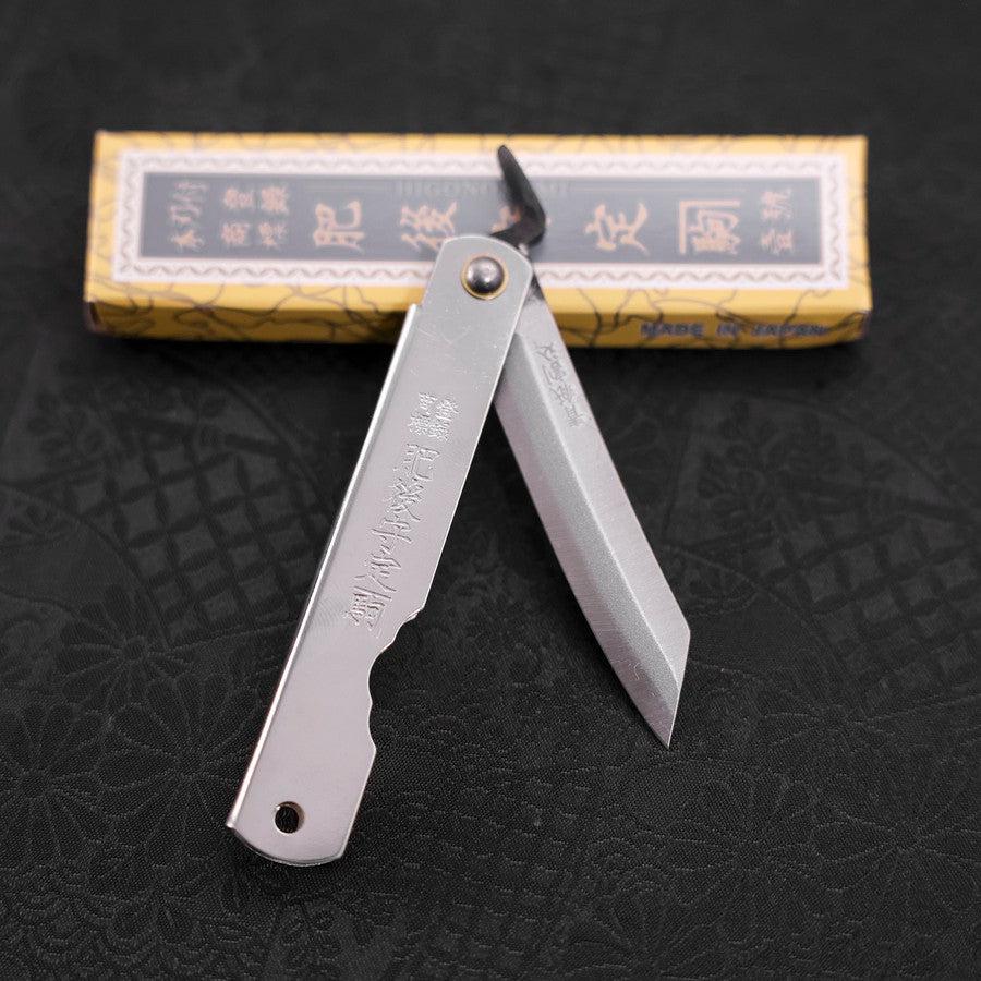 Higonokami Aogami 90mm Silver (3.5”) – MUSASHI