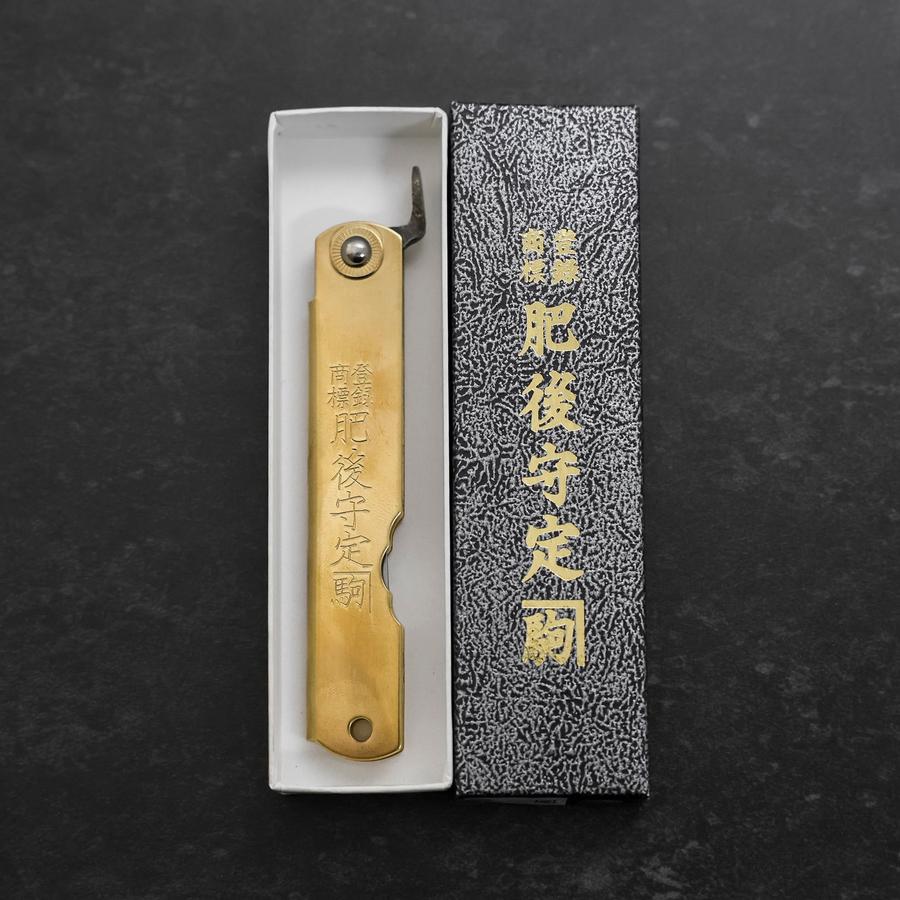 肥後守 青紙 彫金 鳳凰 120mm – MUSASHI