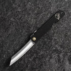 Higonokami Aogami Eto Inoshishi 80mm Black-[Musashi]-[Japanese-Kitchen-Knives]
