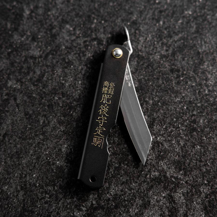 Higonokami Aogami Eto Tori 80mm Black – MUSASHI