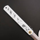 Higonokami Blue Steel #2 Butterfly 90mm-[Musashi]-[Japanese-Kitchen-Knives]