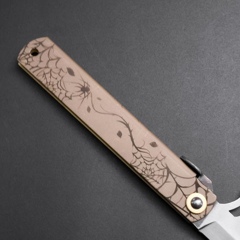 Higonokami Blue Steel #2 Spider 90mm-[Musashi]-[Japanese-Kitchen-Knives]