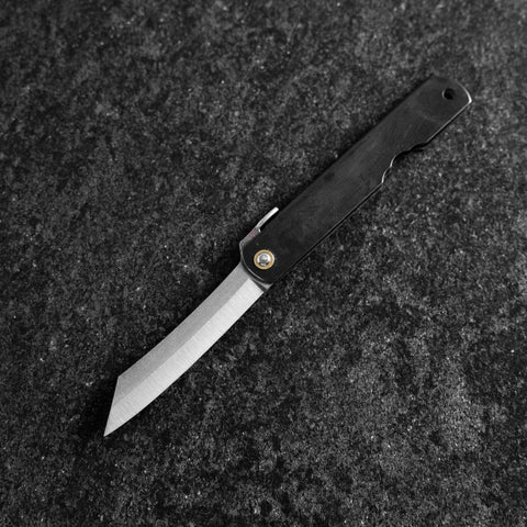 Higonokami Full Steel 100mm Black (3.9”)-[Musashi]-[Japanese-Kitchen-Knives]