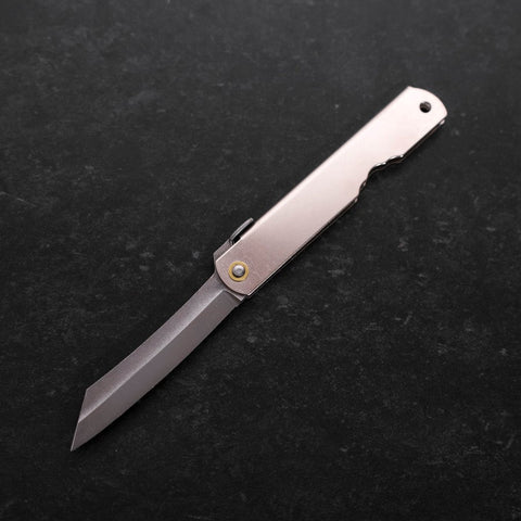 Higonokami Full Steel 100mm Silver (3.9”)-[Musashi]-[Japanese-Kitchen-Knives]