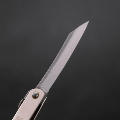 Higonokami Full Steel 100mm Silver (3.9”)-[Musashi]-[Japanese-Kitchen-Knives]