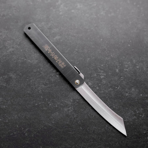 Higonokami Full Steel 120mm Black (4.7”)-[Musashi]-[Japanese-Kitchen-Knives]