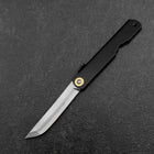 Higonokami Shirogami 100mm Black-[Musashi]-[Japanese-Kitchen-Knives]