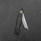 Higonokami Shirogami 100mm Black-[Musashi]-[Japanese-Kitchen-Knives]