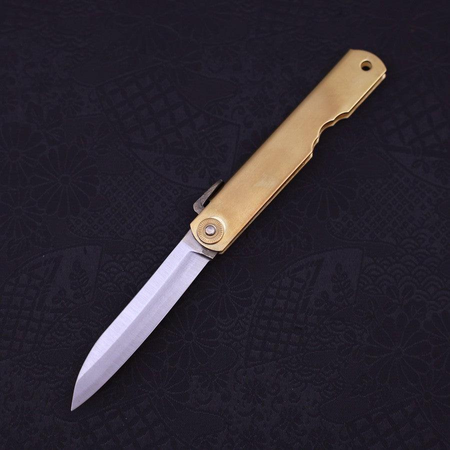 駒真鍮 青紙 肥後守 伝統 縱折 笹型 100mm – MUSASHI