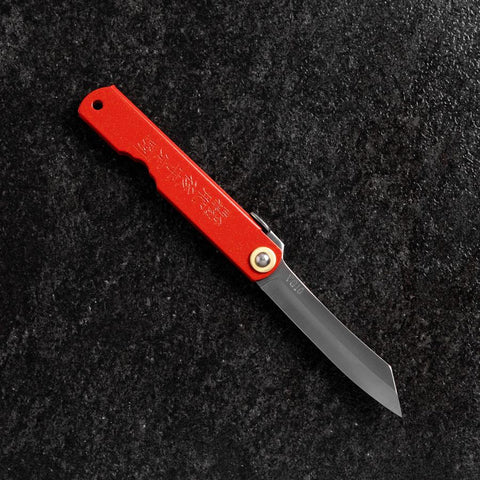 Higonokami VG-10 100mm (Red)-[Musashi]-[Japanese-Kitchen-Knives]
