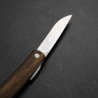 Higonokami VG-10 Black Persimmon Outdoor Knife 60mm with Leather Sheath-[Musashi]-[Japanese-Kitchen-Knives]