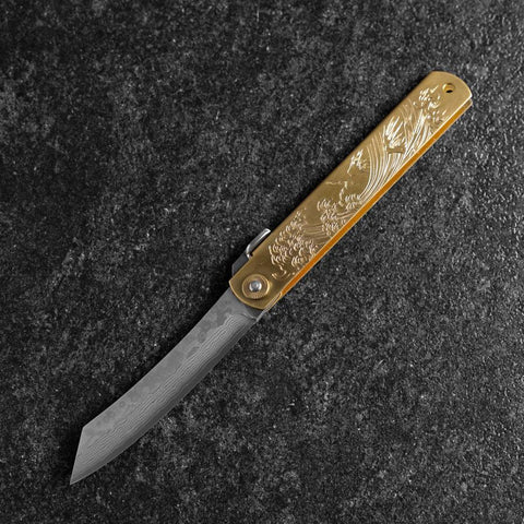 Higonokami VG-10 Chokin Fuji Nami 120mm-[Musashi]-[Japanese-Kitchen-Knives]