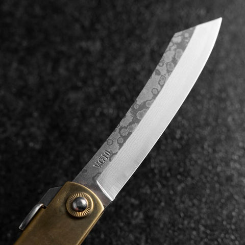 Higonokami VG-10 Chokin Fuji Nami 120mm-[Musashi]-[Japanese-Kitchen-Knives]
