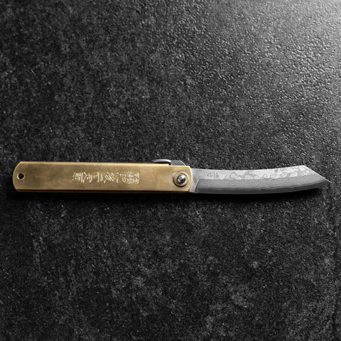 Higonokami VG-10 Chokin Fuji Nami 120mm-[Musashi]-[Japanese-Kitchen-Knives]