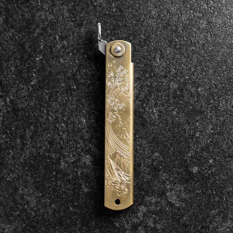 Higonokami VG-10 Chokin Fuji Nami 120mm-[Musashi]-[Japanese-Kitchen-Knives]