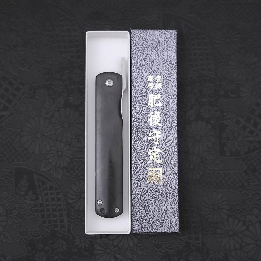 肥後守 VG-10 ロック 黒 120mm – MUSASHI