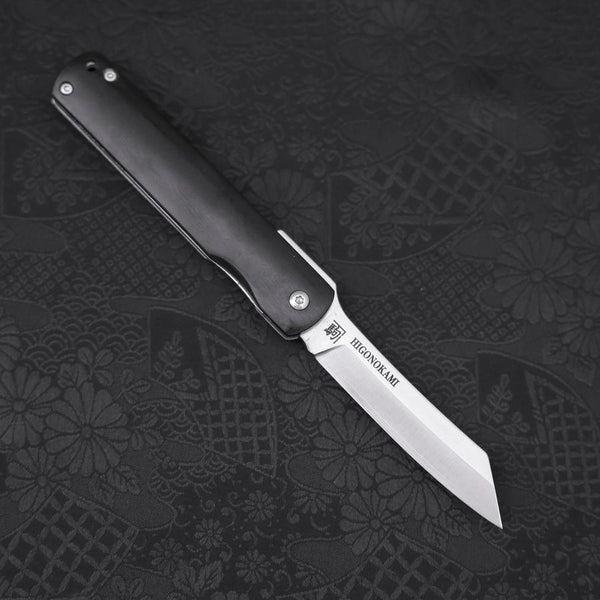 肥後守 VG-10 ロック 黒 120mm – MUSASHI