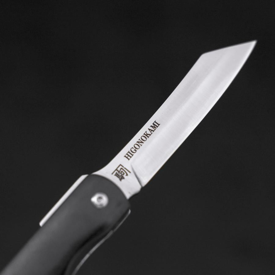 美品フブキK！ カムイ●神威雷 10度 R 日本仕様（s11-22-6） 肥後守 VG-10 ロック 黒 120mm \u2013 MUSASHI