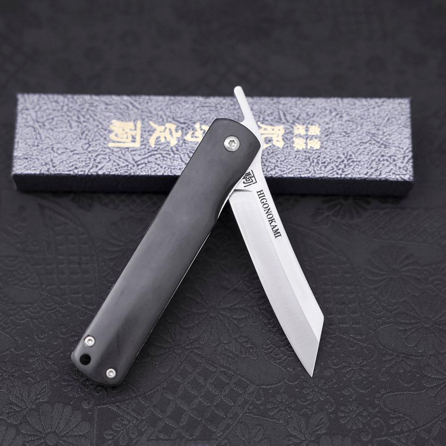 肥後守 VG-10 ロック 黒 120mm – MUSASHI