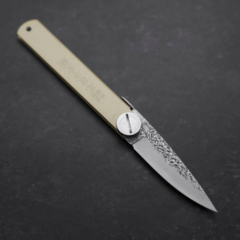 Higonokami VG-10 Outdoor Knives 75mm with Leather Sheat (2.9”)-[Musashi]-[Japanese-Kitchen-Knives]