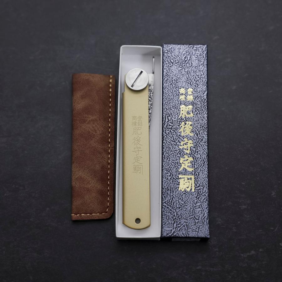 肥後守 VG-10 ウェンジ鞘 100mm – MUSASHI