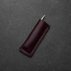 Higonokami VG-10 Stabilized Wood Outdoor Knife 60mm with Leather Sheath-[Musashi]-[Japanese-Kitchen-Knives]