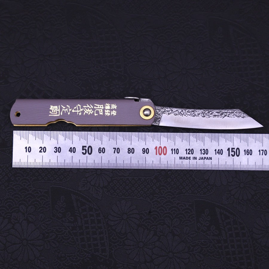 肥後守 VG-10 槌目 レザー 100mm – MUSASHI