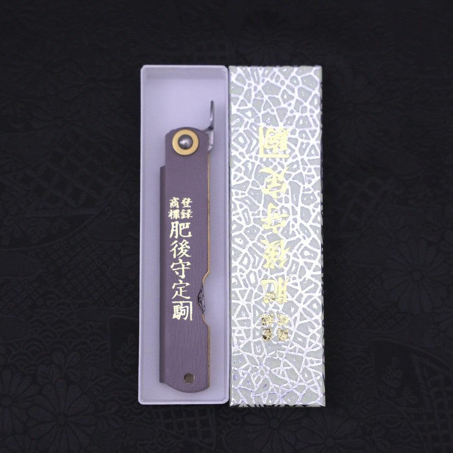 肥後守 VG-10 槌目 レザー 100mm – MUSASHI