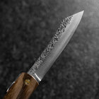 Higonokami VG-10 Tsuchime Natural Wood 100mm-[Musashi]-[Japanese-Kitchen-Knives]