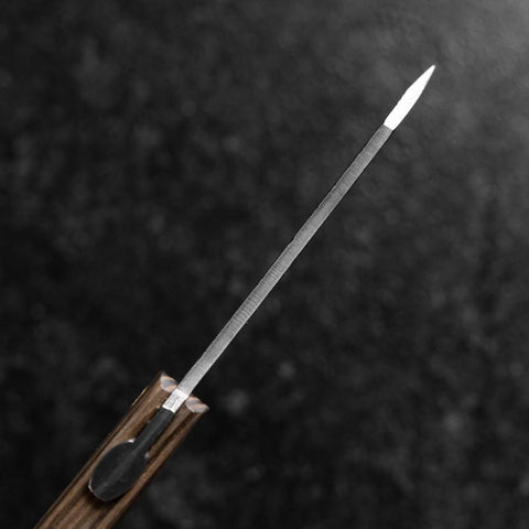 Higonokami VG-10 Tsuchime Natural Wood 100mm-[Musashi]-[Japanese-Kitchen-Knives]