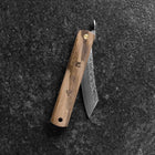 Higonokami VG-10 Tsuchime Natural Wood 100mm-[Musashi]-[Japanese-Kitchen-Knives]