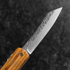 Higonokami VG-10 Tsuchime Yellow Natural Wood 100mm-[Musashi]-[Japanese-Kitchen-Knives]