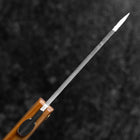 Higonokami VG-10 Tsuchime Yellow Natural Wood 100mm-[Musashi]-[Japanese-Kitchen-Knives]