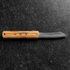 Higonokami VG-10 Tsuchime Yellow Natural Wood 100mm-[Musashi]-[Japanese-Kitchen-Knives]
